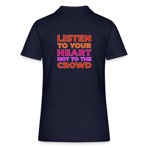 Heart Over Hype - Women's Pique Polo Shirt