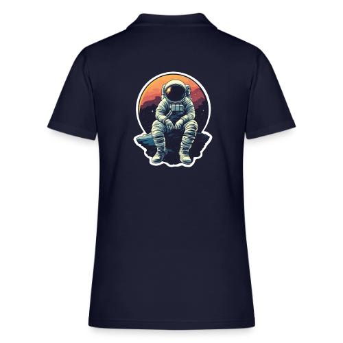 Astronaut in the Void - Women's Pique Polo Shirt
