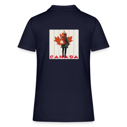 Canada: Proud Canadian Woman - Women's Pique Polo Shirt