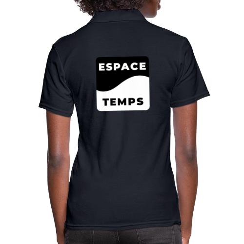 Space-Time: Distorted Reality - Women's Pique Polo Shirt
