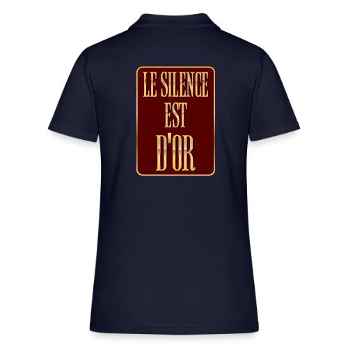 Silence is golden - Women's Pique Polo Shirt