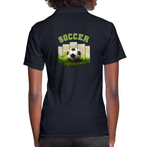 Soccer Focus - Women's Pique Polo Shirt