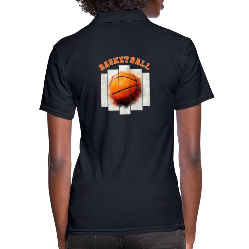 Basketball Element - Women's Pique Polo Shirt