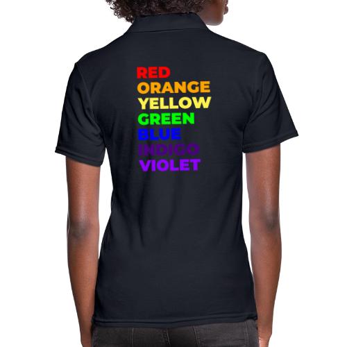 True Colors - Women's Pique Polo Shirt
