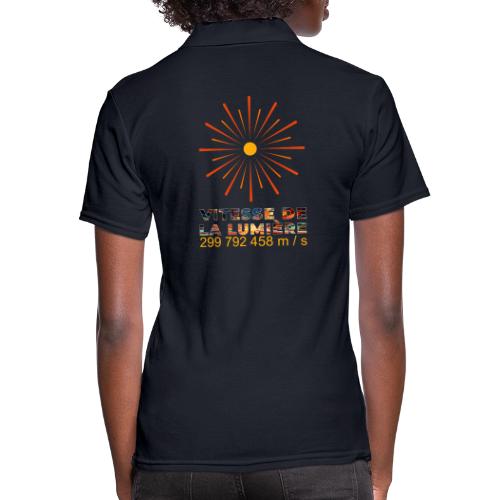 Speed of light - Women's Pique Polo Shirt