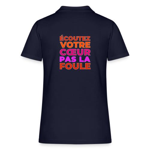 Heart first - Women's Pique Polo Shirt