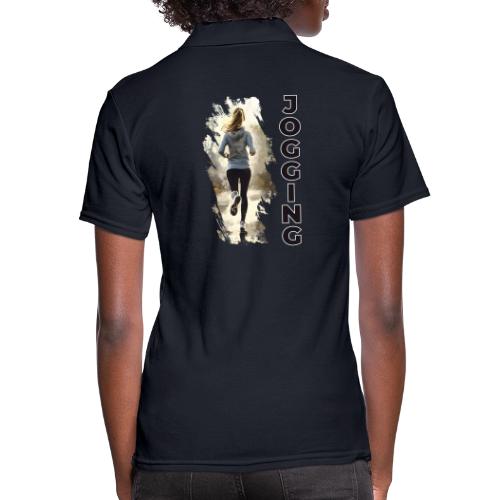 Jogging: Run into Motion - Women's Pique Polo Shirt