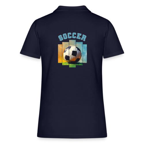 Soccer Ball Vibes - Women's Pique Polo Shirt