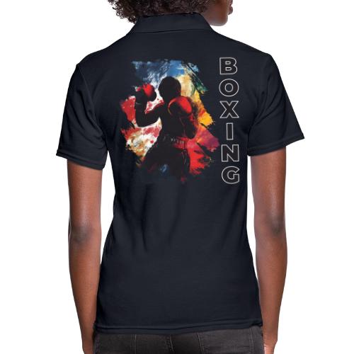 Boxing Drive - Women's Pique Polo Shirt