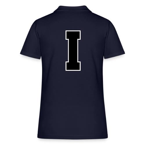 Varsity Letter I Collegiate Monogram - Women's Pique Polo Shirt