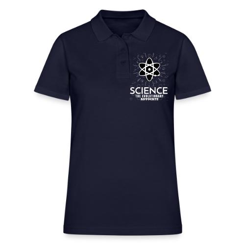 Science The Evolutionary Advocate White Design - Women's Pique Polo Shirt