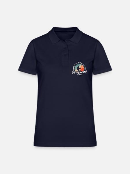 Pest Control Morning Is Not My Time Control Worker - Women's Pique Polo Shirt - midnight navy - Front