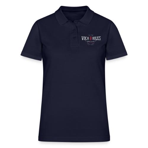 Wavy Vocaholics Logo - Women's Pique Polo Shirt