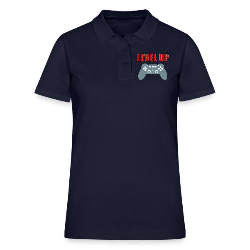 Level Up Gamer Controller Apparel - Women's Pique Polo Shirt