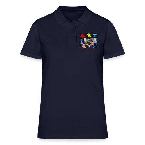 Art of Stripes and Shades - Women's Pique Polo Shirt