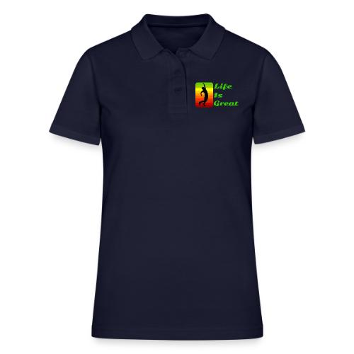 Life Is Great - Women's Pique Polo Shirt