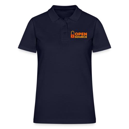 Open Source: Code is Freedom - Women's Pique Polo Shirt