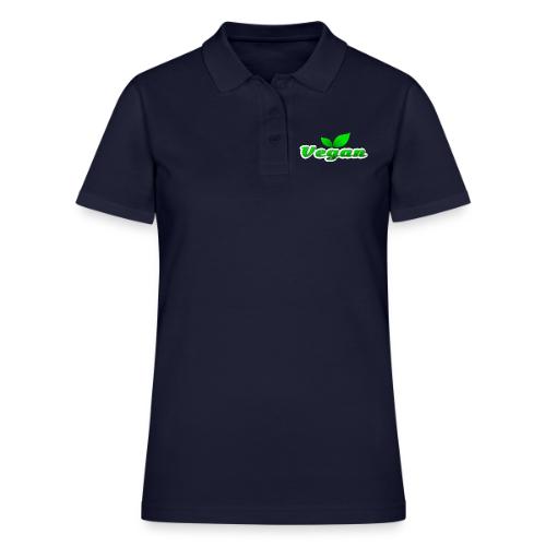 Pure Vegan Leaves - Women's Pique Polo Shirt