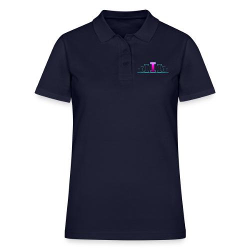 Letter I – Capital Varsity Alphabet Monogram - Women's Pique Polo Shirt