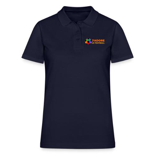 I love football - Women's Pique Polo Shirt