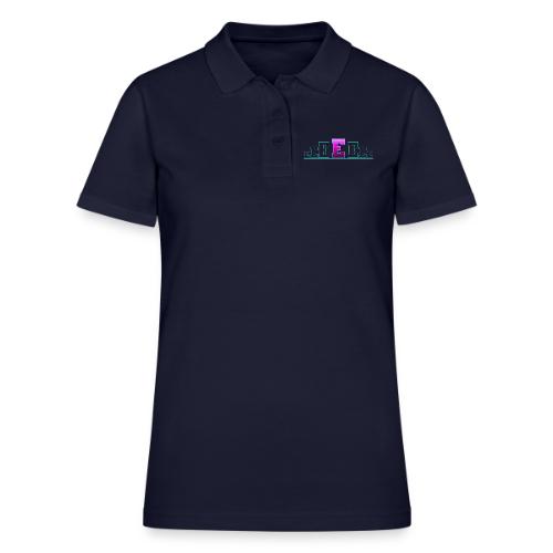 Letter E – Capital Varsity Alphabet Monogram - Women's Pique Polo Shirt