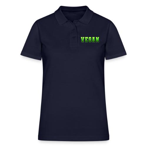 Green Wave Vegan - Women's Pique Polo Shirt