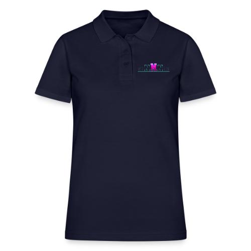 Letter N – Capital Varsity Alphabet Monogram - Women's Pique Polo Shirt