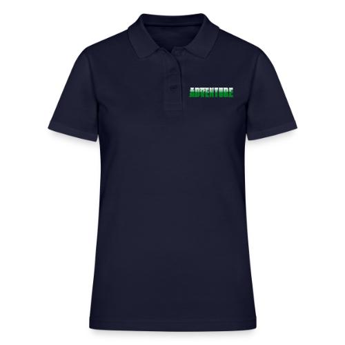 Adventure Typography Design for Apparel - Women's Pique Polo Shirt