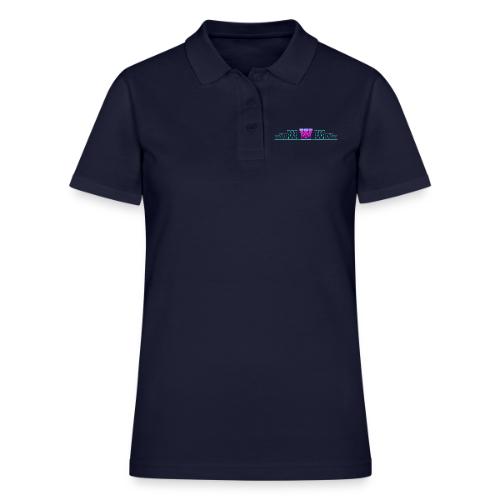 Letter W – Capital Varsity Alphabet Monogram - Women's Pique Polo Shirt