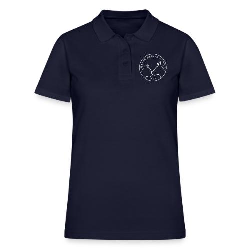 Merch with White Logo - Women's Pique Polo Shirt