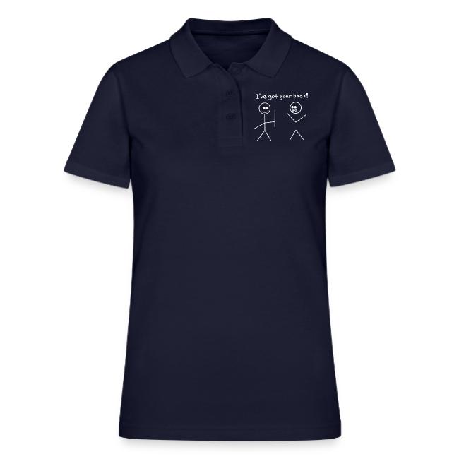 Got Your Back Stick Figure Design