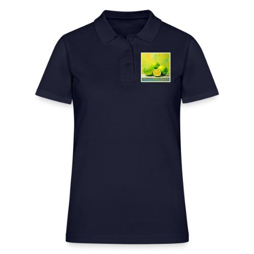 Limes' Bright Summer Pop Design - Women's Pique Polo Shirt