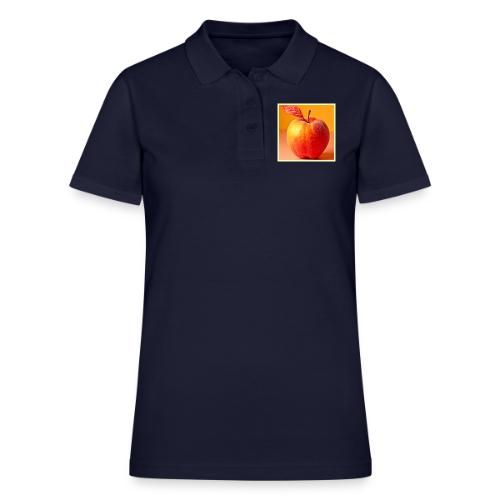 Golden Peach Perfection Design - Women's Pique Polo Shirt