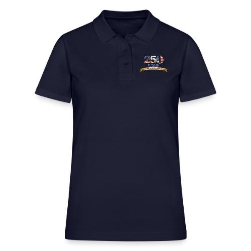 250 USA Liberty Banner - Women's Pique Polo Shirt