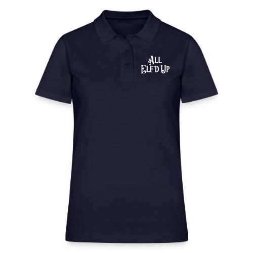 All Elf'd Up in White - Women's Pique Polo Shirt