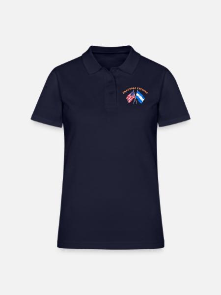 Honduras Veteran conflict Central America War - Women's Pique Polo Shirt - midnight navy - Front