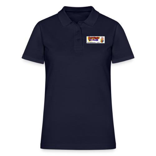 Fast Times Logo with Burning Cube - Women's Pique Polo Shirt