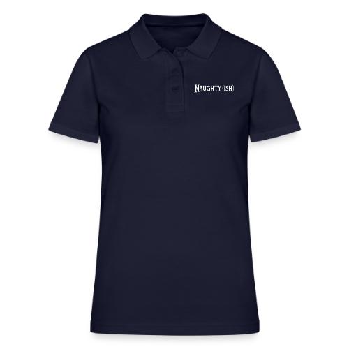 Naughtyish White - Women's Pique Polo Shirt