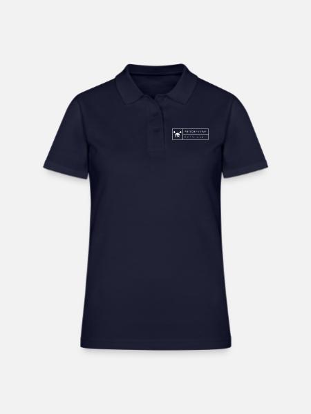 Progressive Overload Bench Press - Women's Pique Polo Shirt - midnight navy - Front