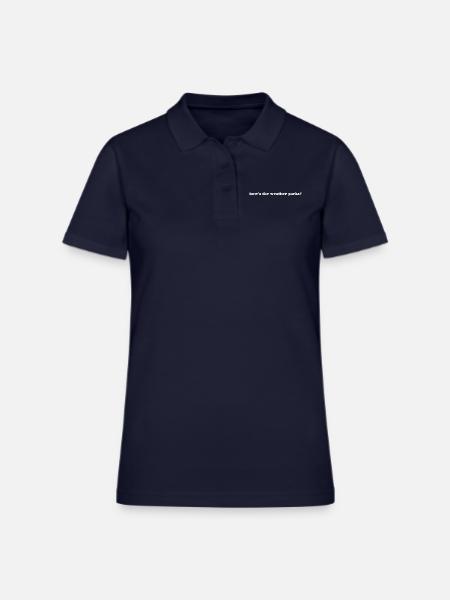 How's The Weather Parks ? - Women's Pique Polo Shirt - midnight navy - Front