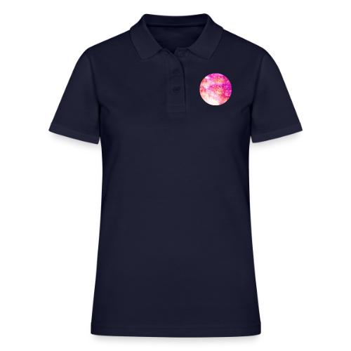 Hot Pink and Orange Sky - Women's Pique Polo Shirt