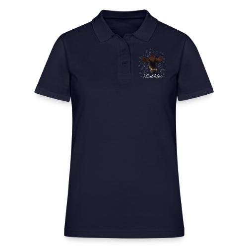 Bubbles, White Version - Women's Pique Polo Shirt