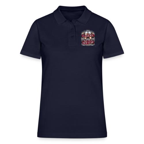 New Year's Champagne T-Shirt - Women's Pique Polo Shirt
