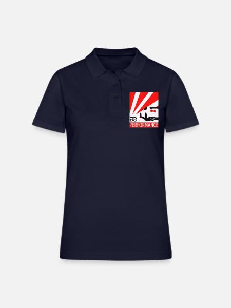 ae performance - Women's Pique Polo Shirt - midnight navy - Front