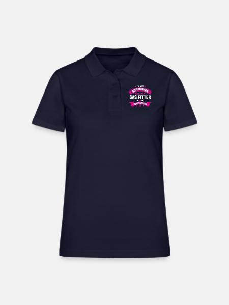 Gas Fitter - Women's Pique Polo Shirt - midnight navy - Front