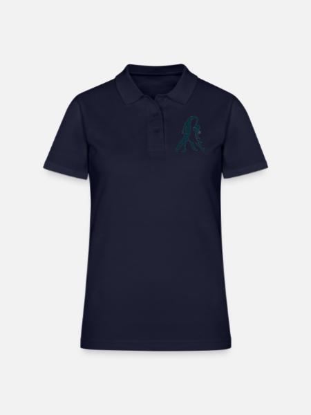 Dancers - Women's Pique Polo Shirt - midnight navy - Front