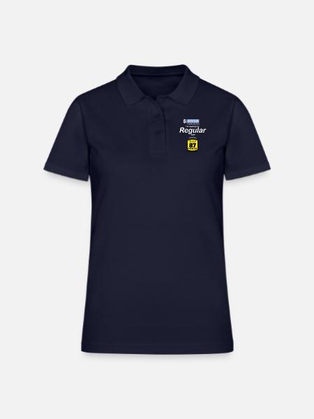 Gas Regular Costume Design - Regular Gas Pump - Women's Pique Polo Shirt - midnight navy - Front
