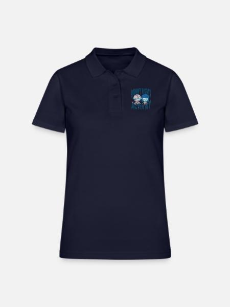 Mummy right activist Mummy right activist inspirat - Women's Pique Polo Shirt - midnight navy - Front