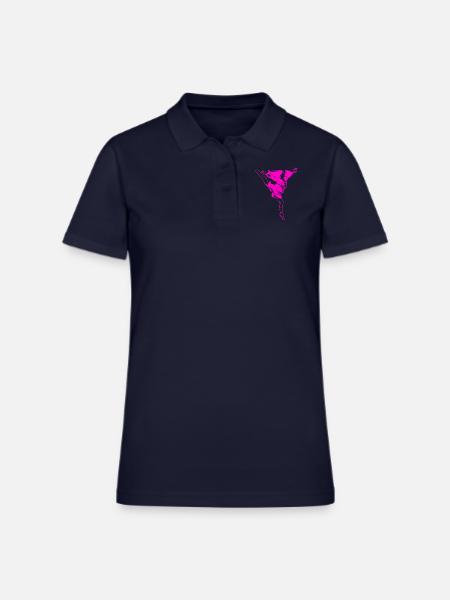 Dancer - Women's Pique Polo Shirt - midnight navy - Front