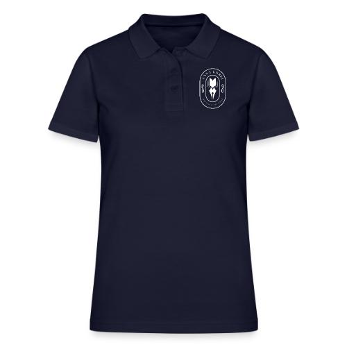 Full Logo White - Women's Pique Polo Shirt
